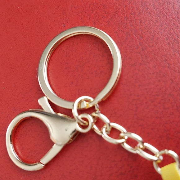 Adorable Faux Leather Octopus Keychain - Picture 4 of 4